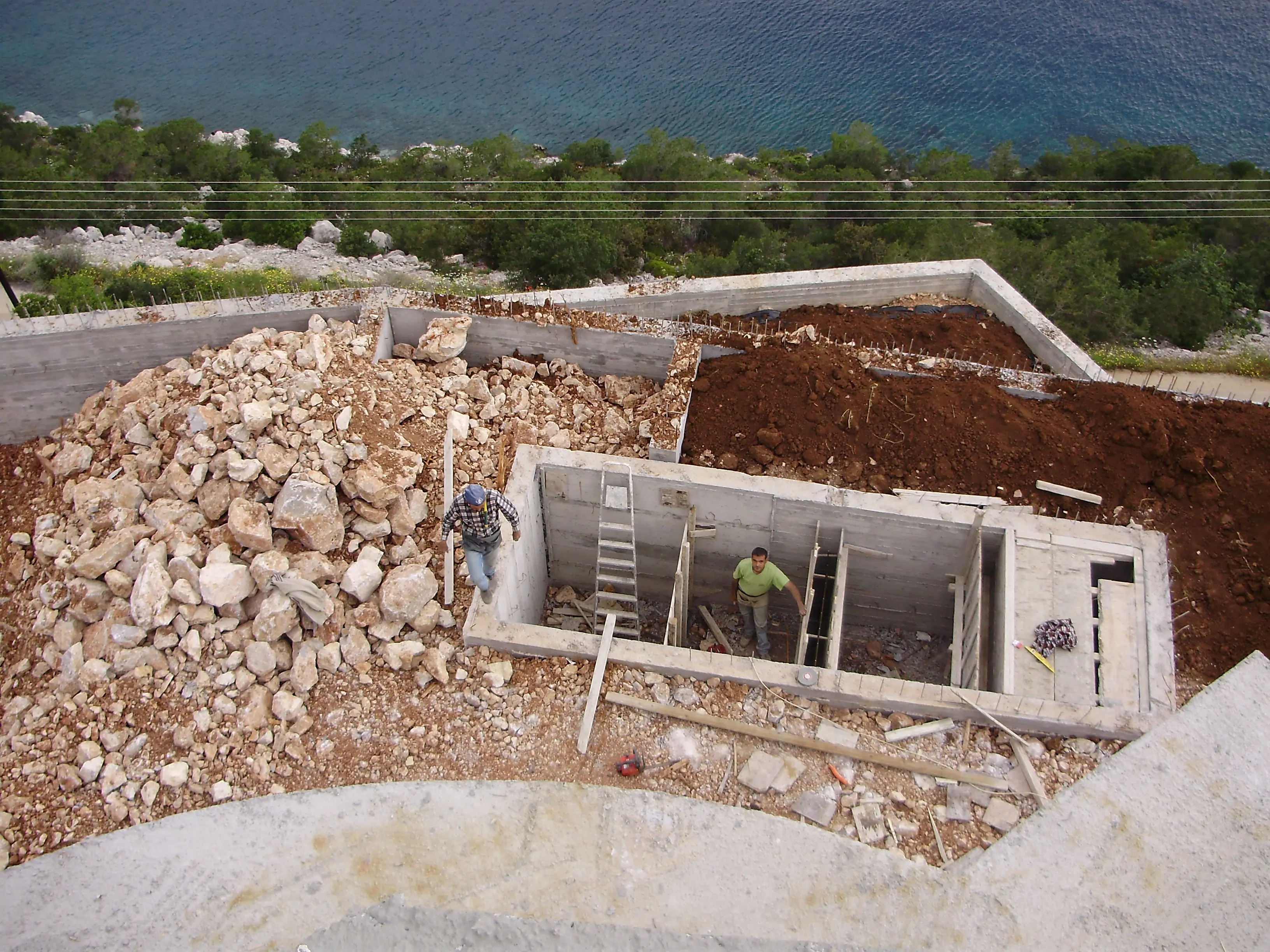 Σκυροδέτηση φέροντος οργανισμού - Αμόνι